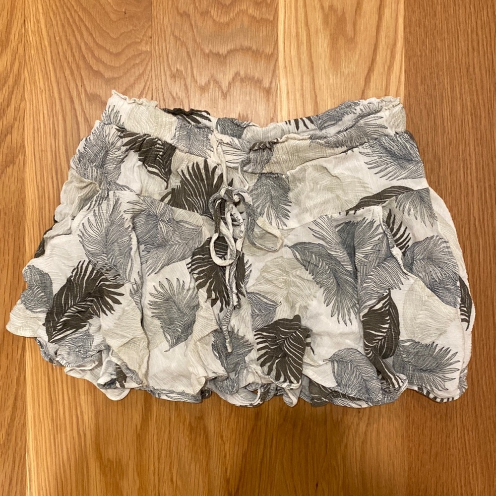Fern printed skort